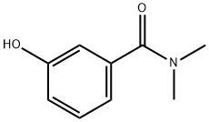 3-羟基-N,N-二甲基苯甲酰胺 结构式