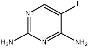 2,4-二氨基-5-碘嘧啶 100MG 结构式