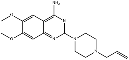 喹唑嗪 结构式