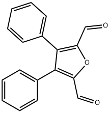 2,5-Furandicarboxaldehyde,  3,4-diphenyl- 结构式