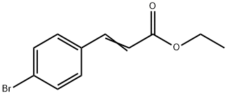 3-(4-溴苯基)丙烯酸乙酯 结构式