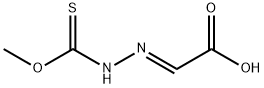 Acetic acid, [(methoxythioxomethyl)hydrazono]-, (E)- (9CI) 结构式