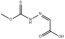 Acetic acid, [(methoxythioxomethyl)hydrazono]-, (Z)- (9CI) 结构式
