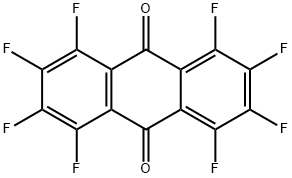 Octafluoro-9,10-anthraquinone 结构式