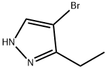 4-溴-3-乙基-1H-吡唑 结构式