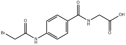 bromoacetyl-4-aminohippuric acid 结构式