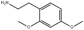 2-(2,4-二甲氧基苯基)乙胺 结构式