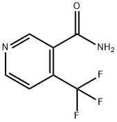4-(三氟甲基)烟酰胺 结构式
