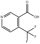 4-三氟甲基烟酸 结构式