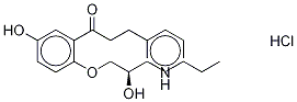 (S)-5-Hydroxy Propafenone Hydrochloride 结构式