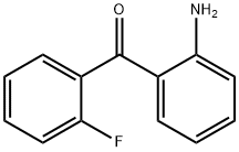 2-氨基-2'-氟苯甲酮 结构式