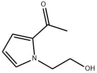 Ethanone, 1-[1-(2-hydroxyethyl)-1H-pyrrol-2-yl]- (9CI) 结构式