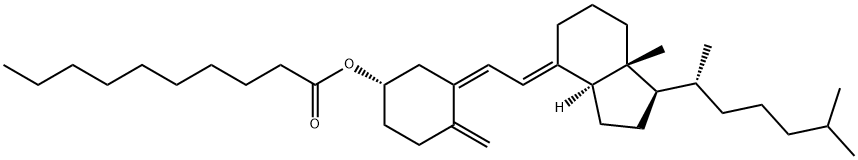 维生素D3癸酸酯 结构式