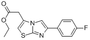 6-(4-FLUOROPHENYL)IMIDAZO[2,1-B]THIAZOLE-3-ACETIC ACID ETHYL ESTER 结构式