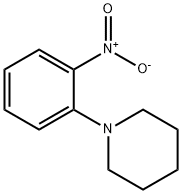 1-(2-硝基苯基)哌啶 结构式