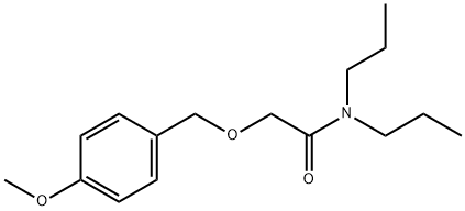 2-((PARA-METHOXYBENZYL)OXY)-N,N-DIPROPYLACETAMIDE 结构式