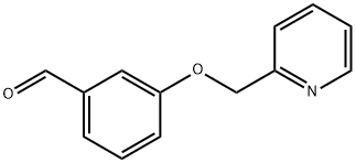 3-(2-吡啶基甲氧基)苯甲醛 结构式