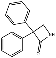 3,3-DIPHENYL-2-AZETIDINONE 结构式