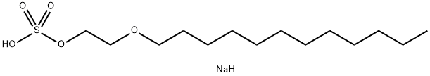 2-(十二烷氧基)乙醇硫酸氢钠 结构式