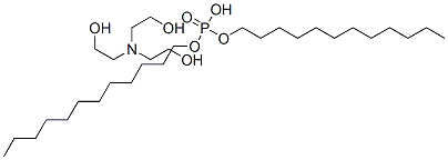 Triethanolamine dilauryl phosphate 结构式