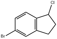 5-溴-1-氯-2,3-二氢-1H-茚 结构式