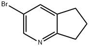 3-溴-6,7-二氢-5H-2,3-环戊烯并吡啶 结构式