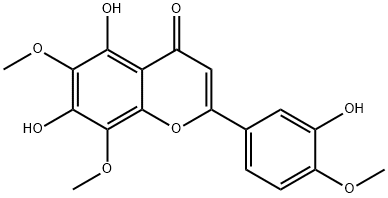 针依瓦菊素 结构式