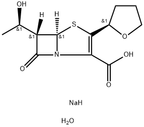 法罗培南钠 2.5水合物 结构式