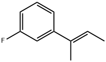 Benzene, 1-fluoro-3-(1-methyl-1-propenyl)-, (E)- (9CI) 结构式