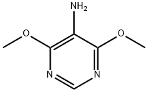 4,6-二甲氧基嘧啶-5-胺 结构式