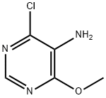 4-甲氧基-5-氨基-6-氯嘧啶 结构式