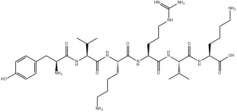 TYR-VAL-LYS-ARG-VAL-LYS 结构式