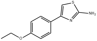 4-(4-乙氧基-苯基)-噻唑-2-基胺 结构式
