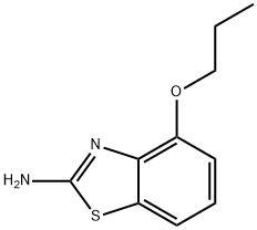 Benzothiazole, 2-amino-4-propoxy- (8CI) 结构式
