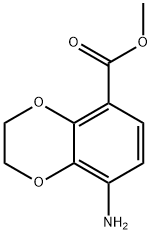 1,4-Benzodioxin-5-carboxylicacid,8-amino-2,3-dihydro-,methylester(9CI) 结构式