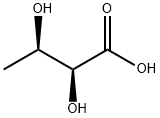 D-苏式-2,3-二羟基丁酸 结构式