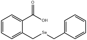 2-[(Benzylseleno)methyl]benzoic acid 结构式