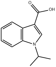 1-异丙基-1H-吲哚-3-羧酸 结构式