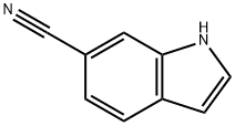 6-氰基吲哚 结构式