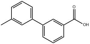 3'-METHYL-BIPHENYL-3-CARBOXYLIC ACID 结构式