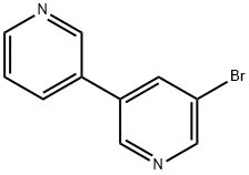 5-溴-3,3'-联吡啶 结构式