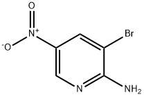 2-氨基-3-溴-5-硝基吡啶 结构式