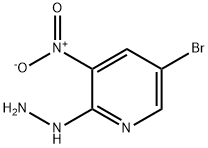 5-溴-2-肼基-3-硝基砒啶 结构式
