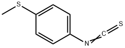 4-甲基硫代苯基异硫氰酸酯 结构式