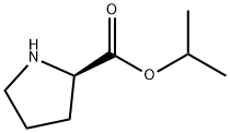 (R)-吡咯烷-2-羧酸异丙酯 结构式