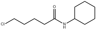 N-环己基-5-氯-戊酰胺 结构式