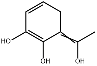 1,3-Cyclohexadiene-1,2-diol, 6-(1-hydroxyethylidene)- (9CI) 结构式