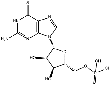 6-thioguanylic acid 结构式