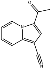 3-Acetyl-1-indolizinecarbonitrile 结构式