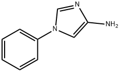 1 - 苯基- 1H -咪唑-4 - 胺 结构式